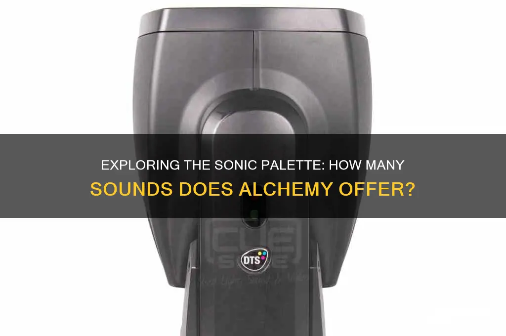 how many sounds does alchemy have