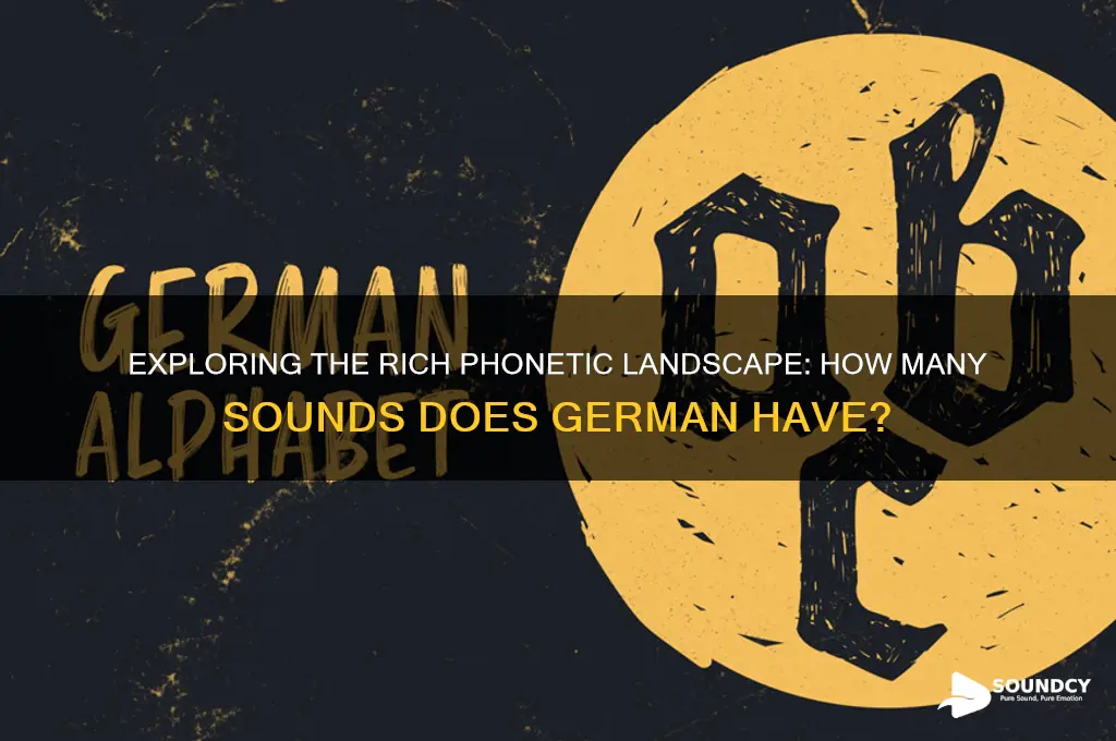 how many sounds does german have