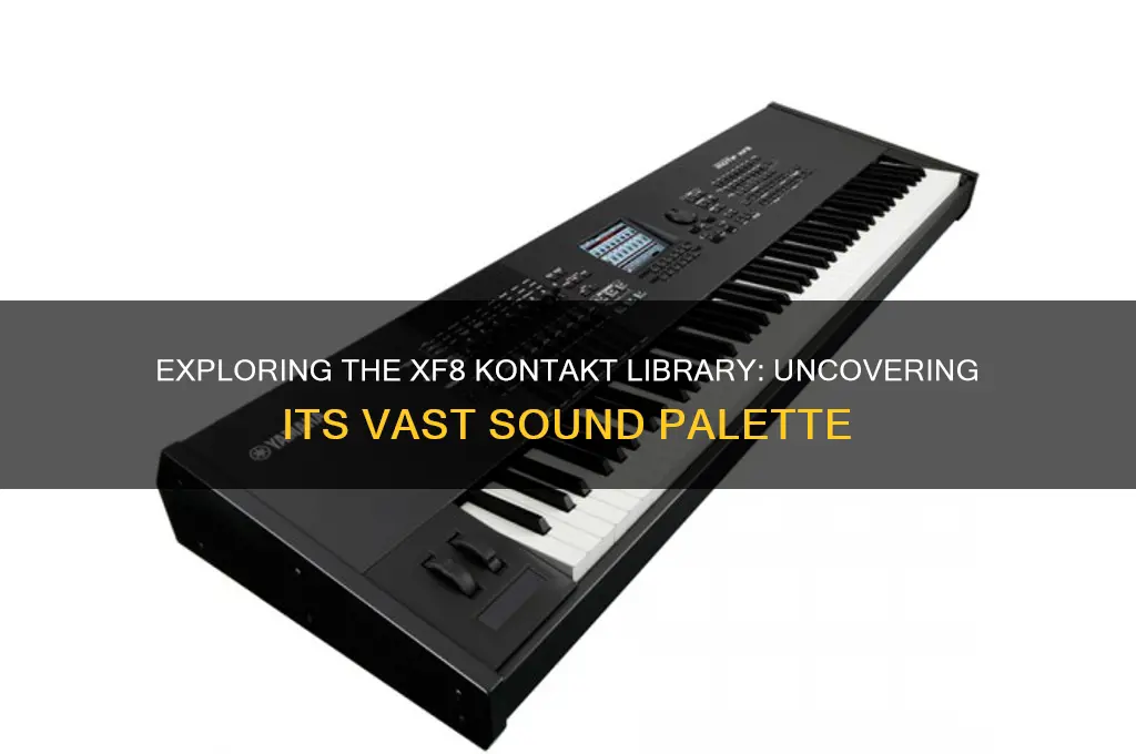 how many sounds does xf8 kontakt