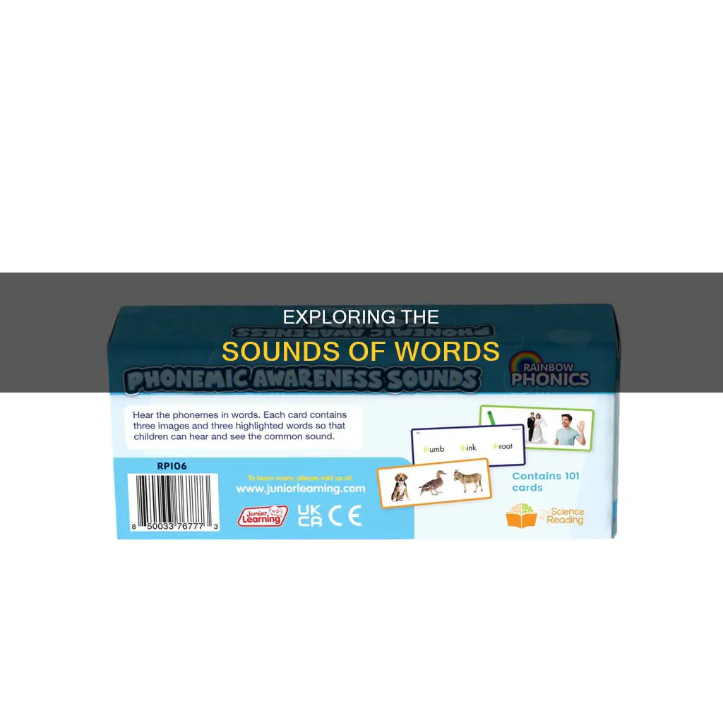 how many sounds in a word