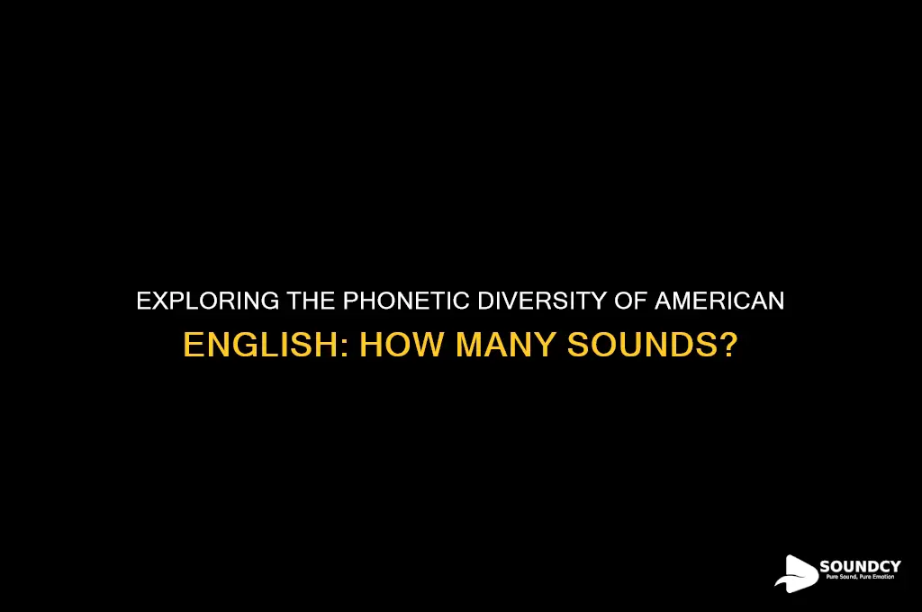 how many sounds in american english