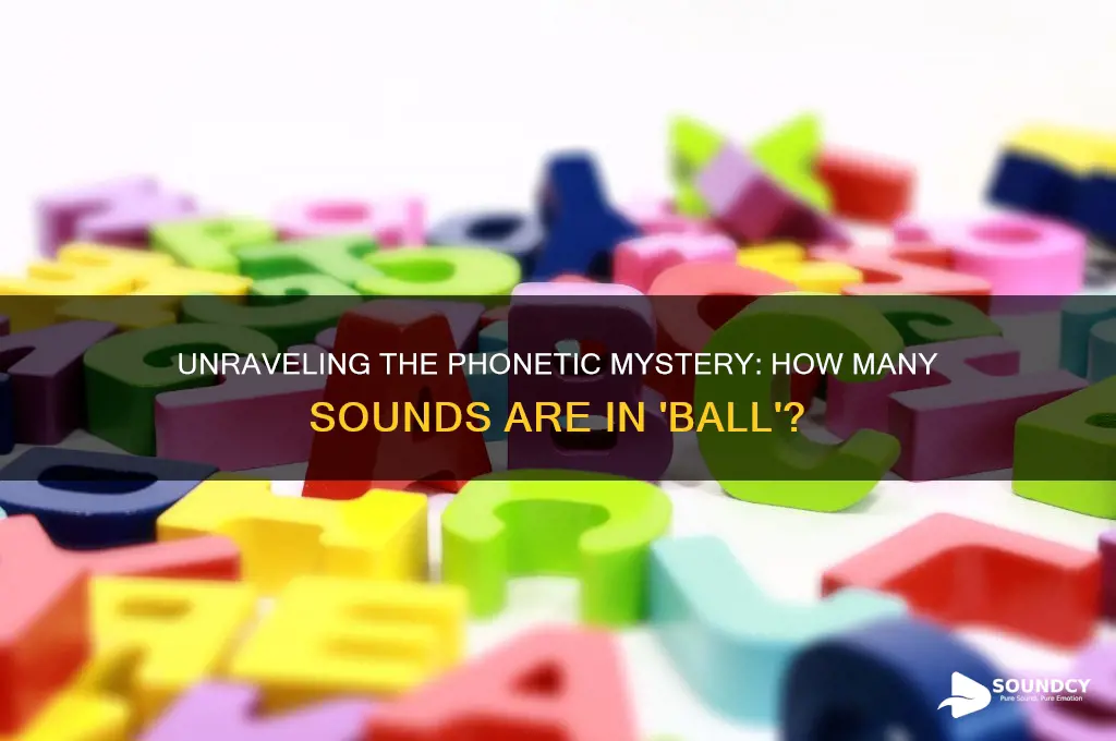 how many sounds in ball