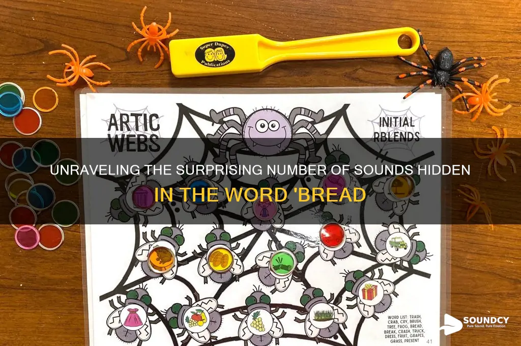 how many sounds in bread