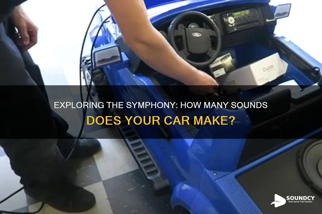 how many sounds in car