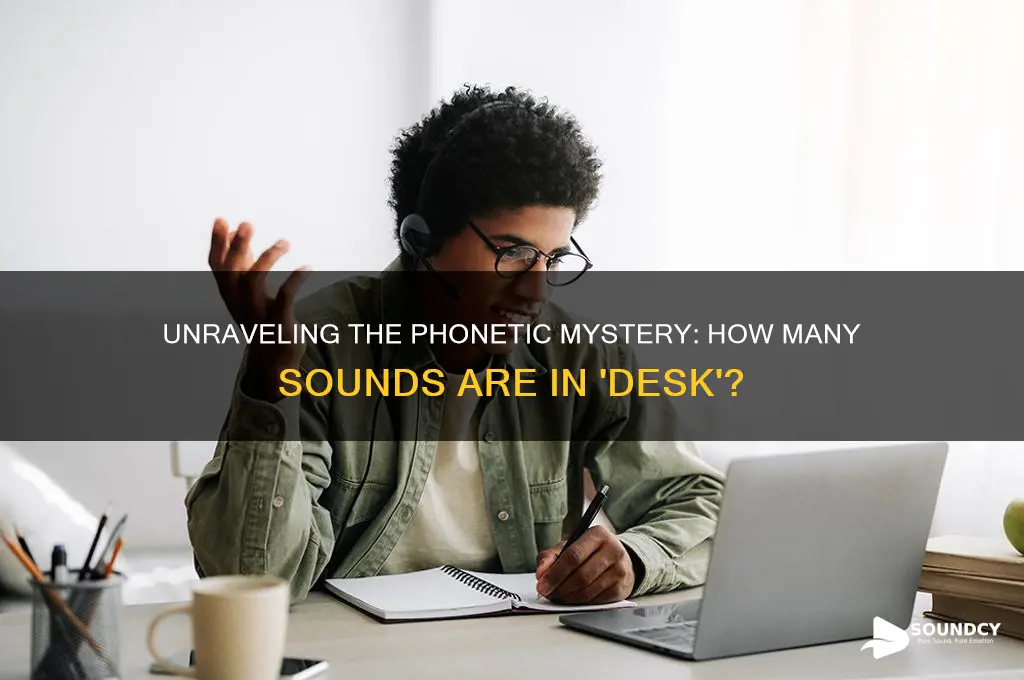 how many sounds in desk