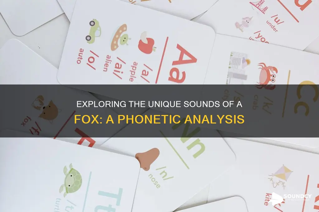 how many sounds in fox
