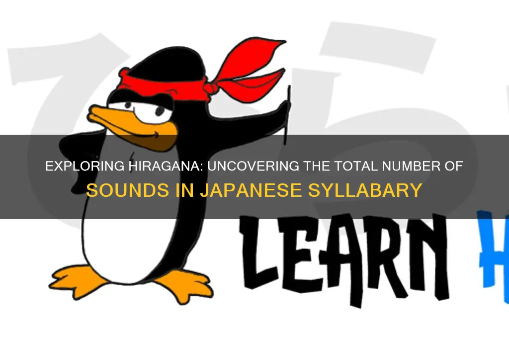how many sounds in hiragana