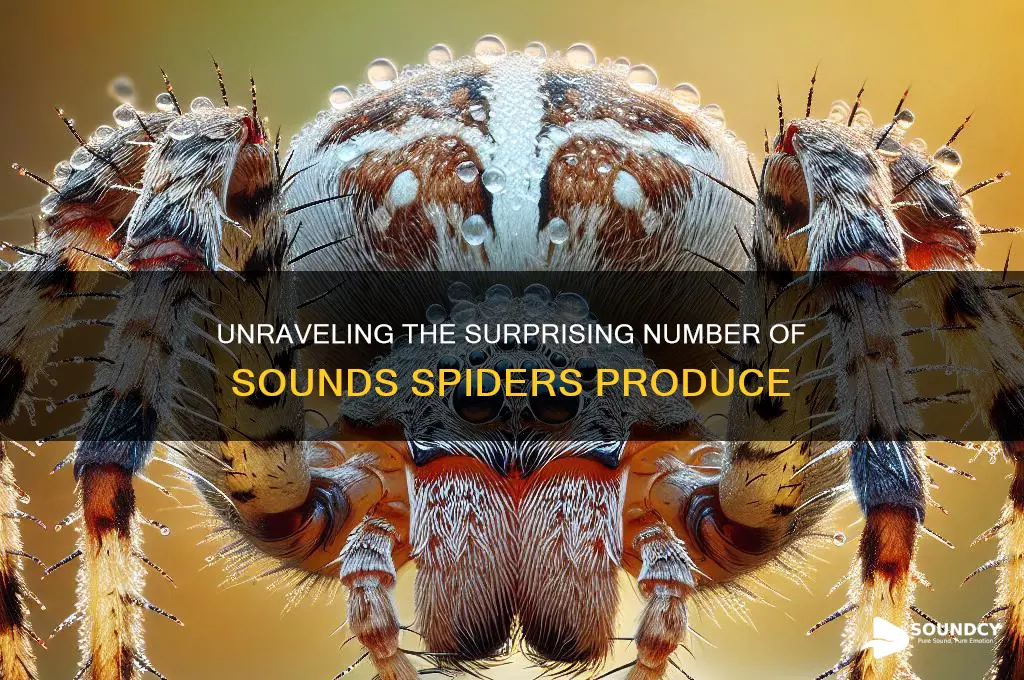 how many sounds in spider