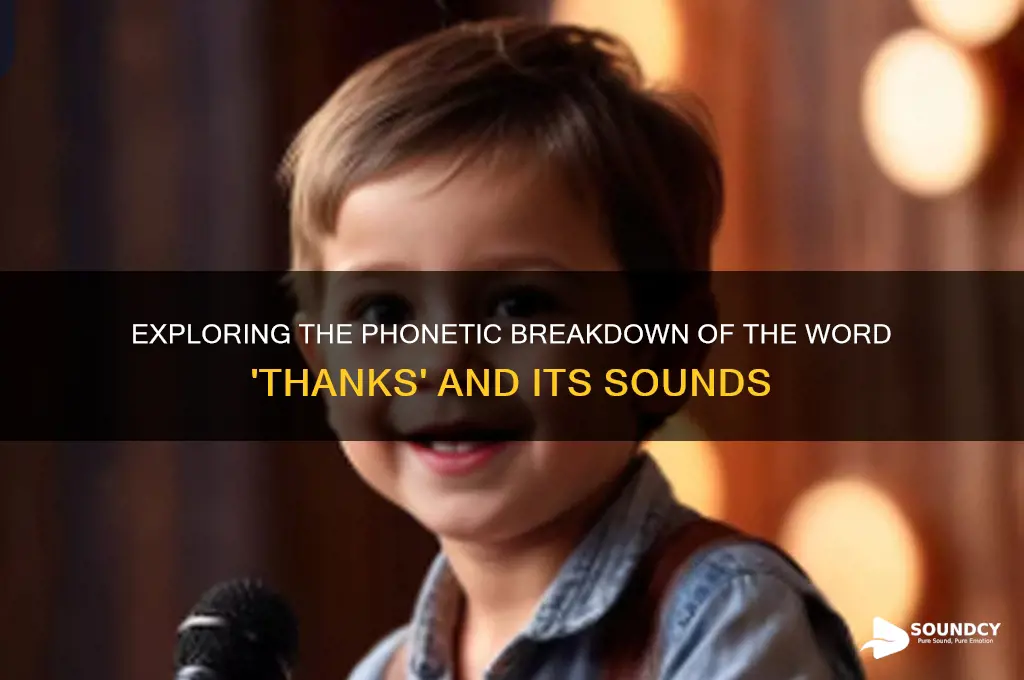 how many sounds in thanks