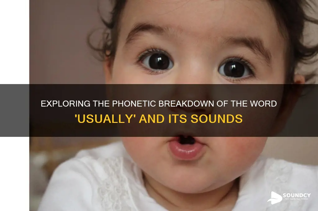 how many sounds in usually