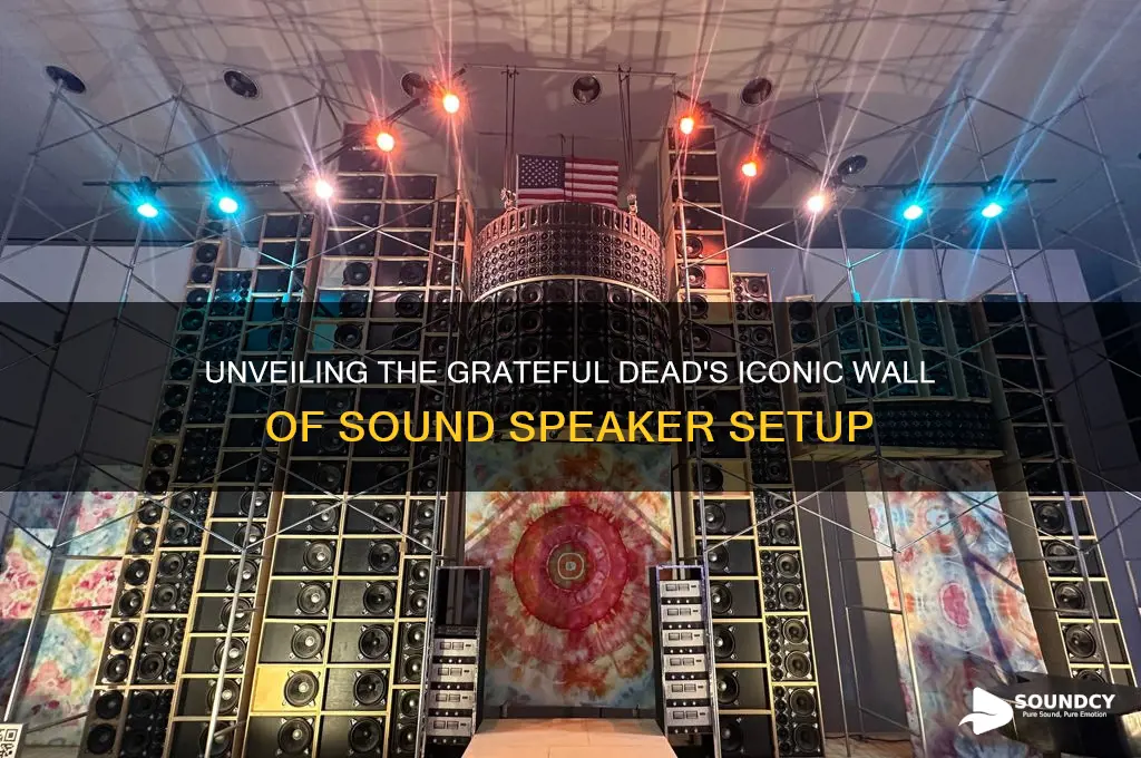 how many speakers in grateful dead wall of sound