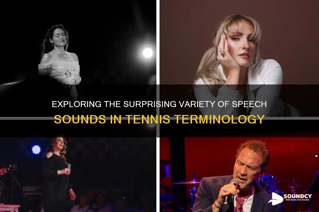 how many speech sound sin tennis