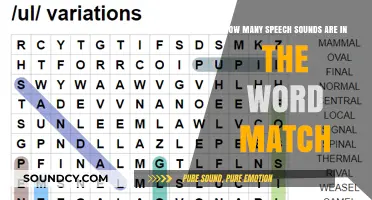 Unraveling the Phonetic Mystery: How Many Speech Sounds Are in 'Match'?