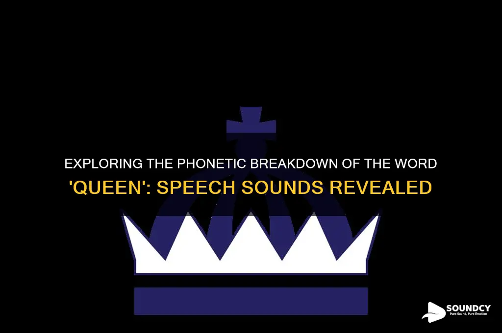 how many speech sounds are in the word queen