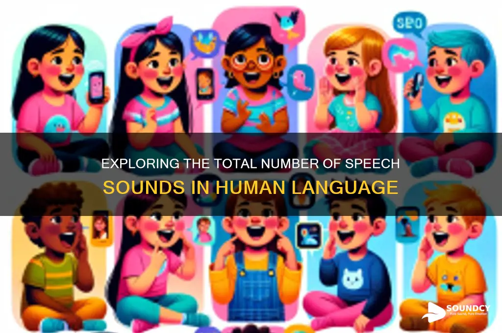 how many speech sounds are there