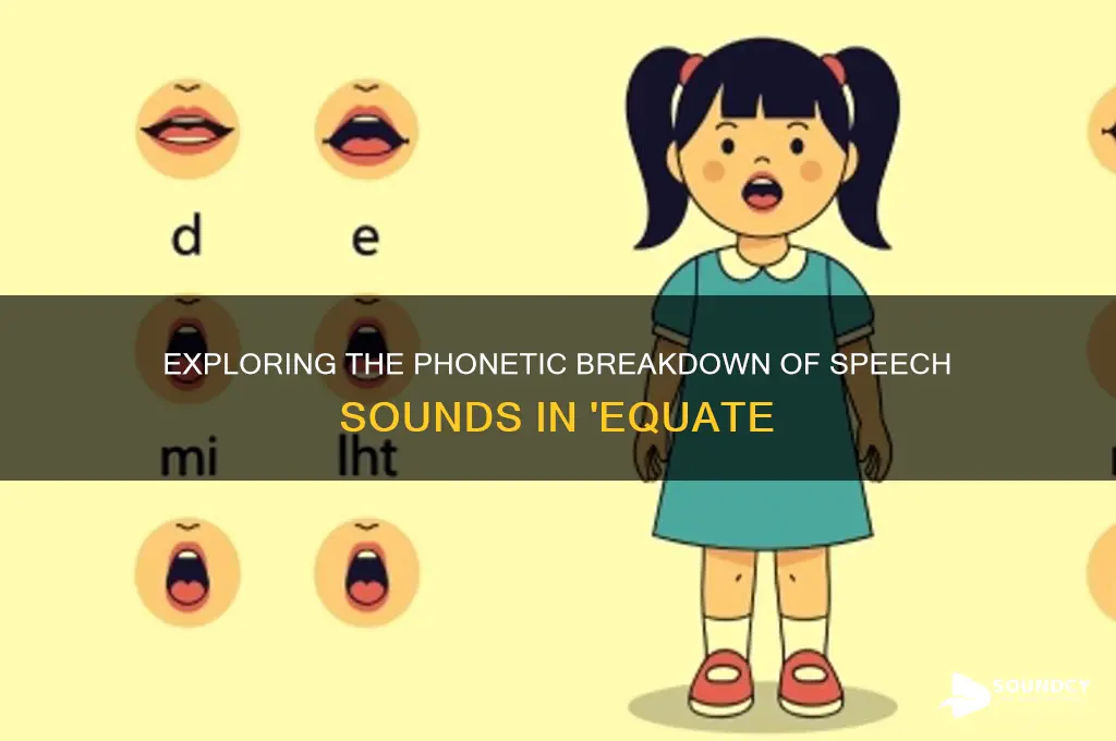 how many speech sounds in equate