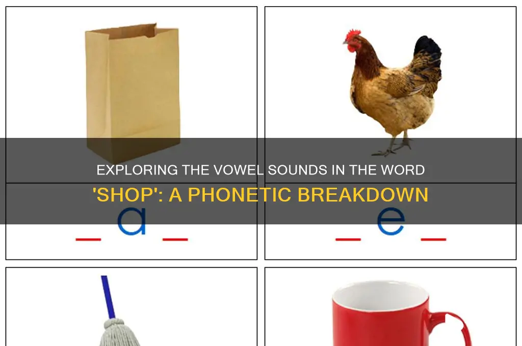 how many vowel sounds are in the word shop