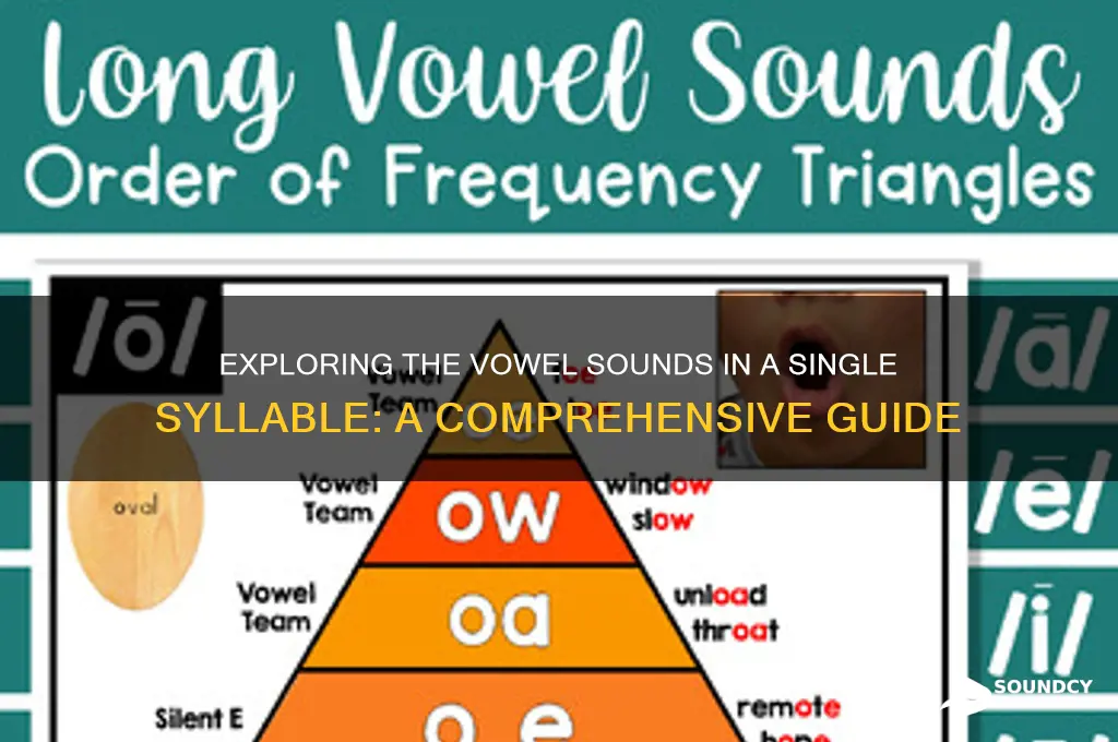 how many vowel sounds are there in a syllable