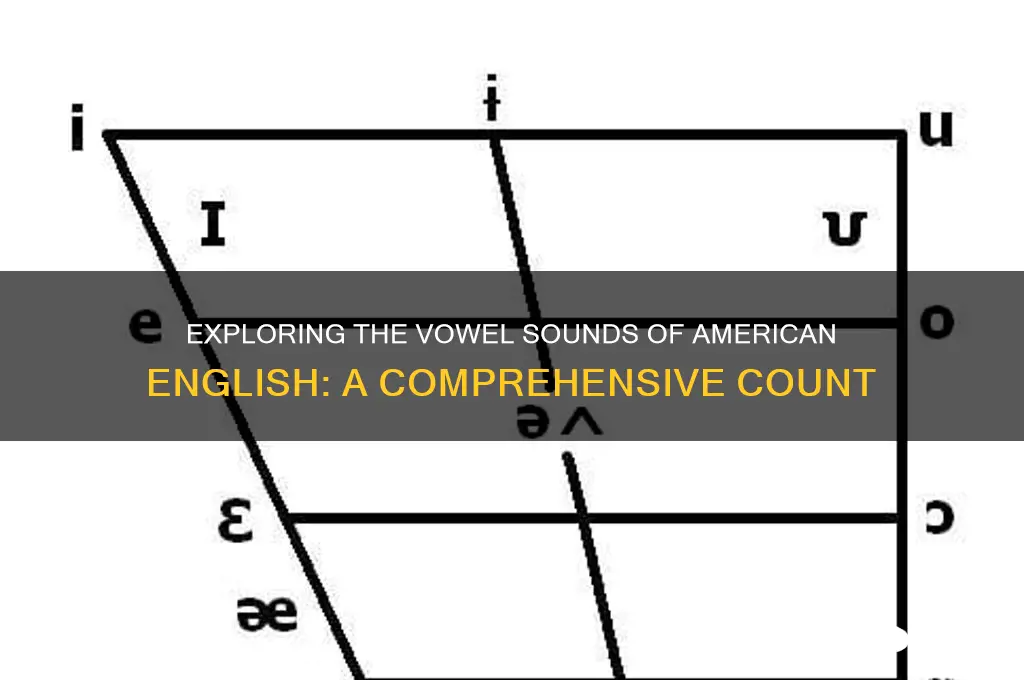 how many vowel sounds are there in american english