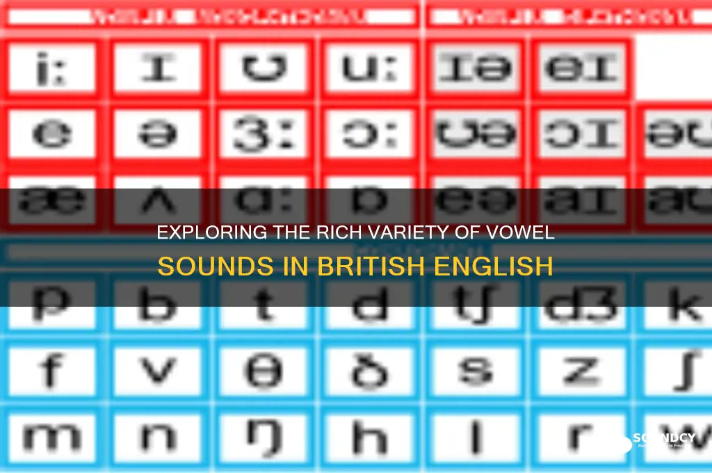 how many vowel sounds are there in british english