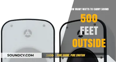 Amplifying Sound Outdoors: Wattage Requirements for 500-Foot Coverage