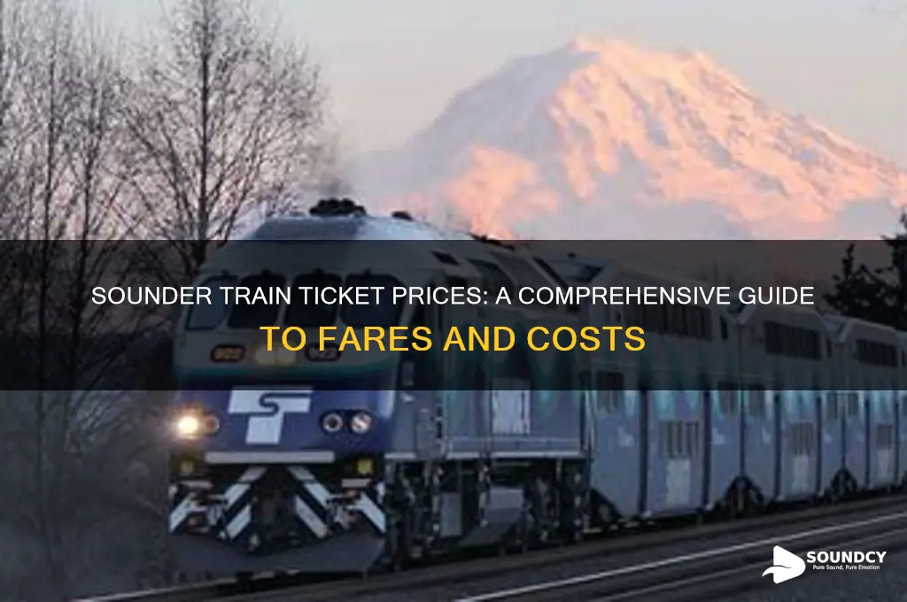 how much are sounder tickets