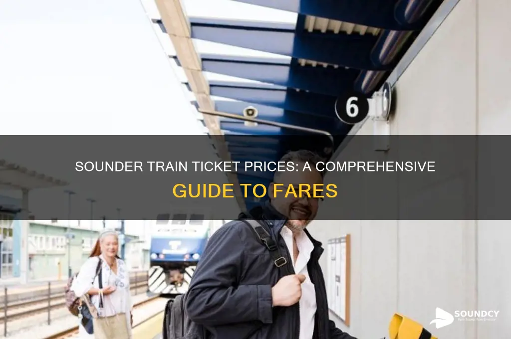 how much are sounder train tickets