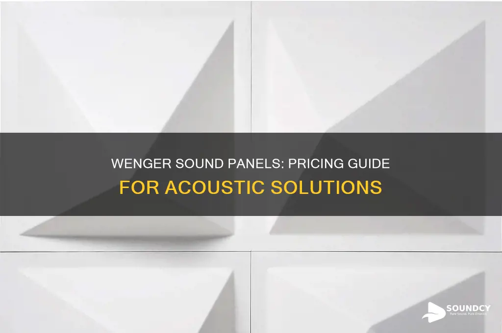 how much are wenger sound panels