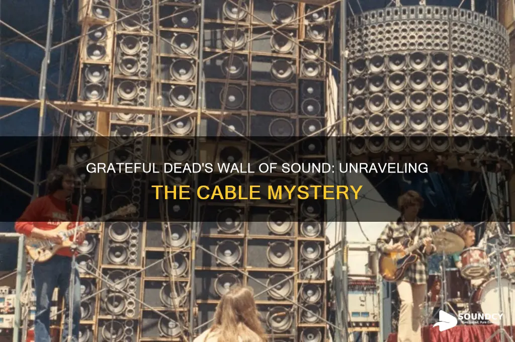 how much cable in wall of sound grateful dead