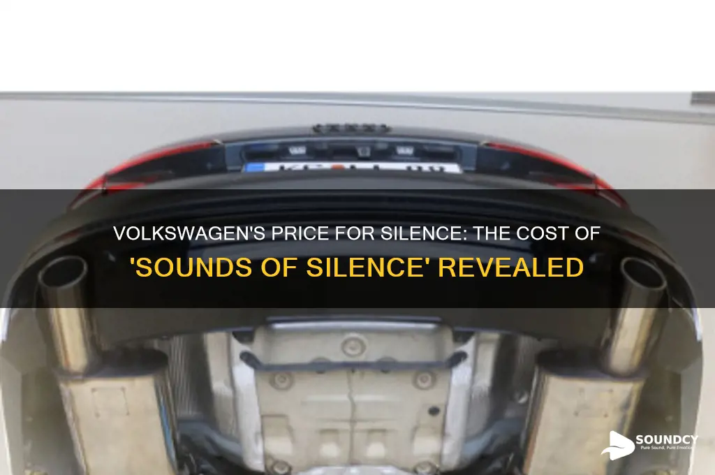 how much did volkswagen pay for sounds of silence