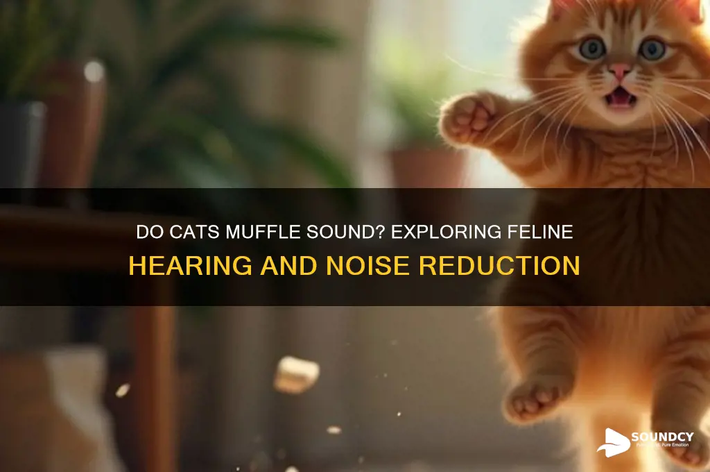 how much do cats muffle sound