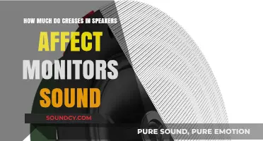 Do Speaker Creases Impact Monitor Sound Quality? Unveiling the Truth