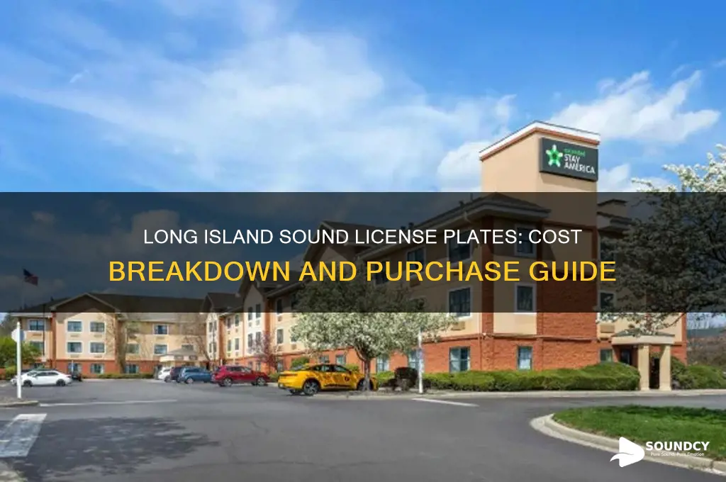 how much do long island sound license plates cost