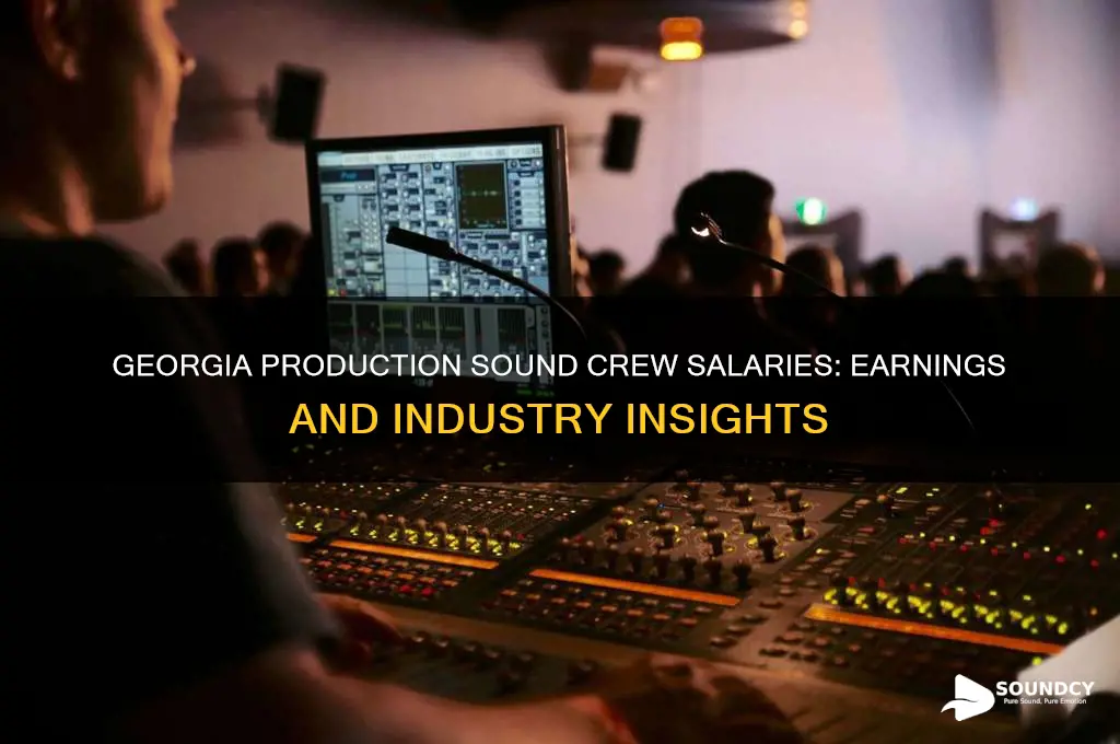 how much do production sound crew make in georgia