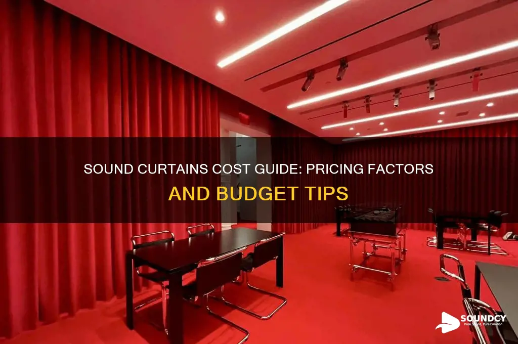 how much do sound curtains cost