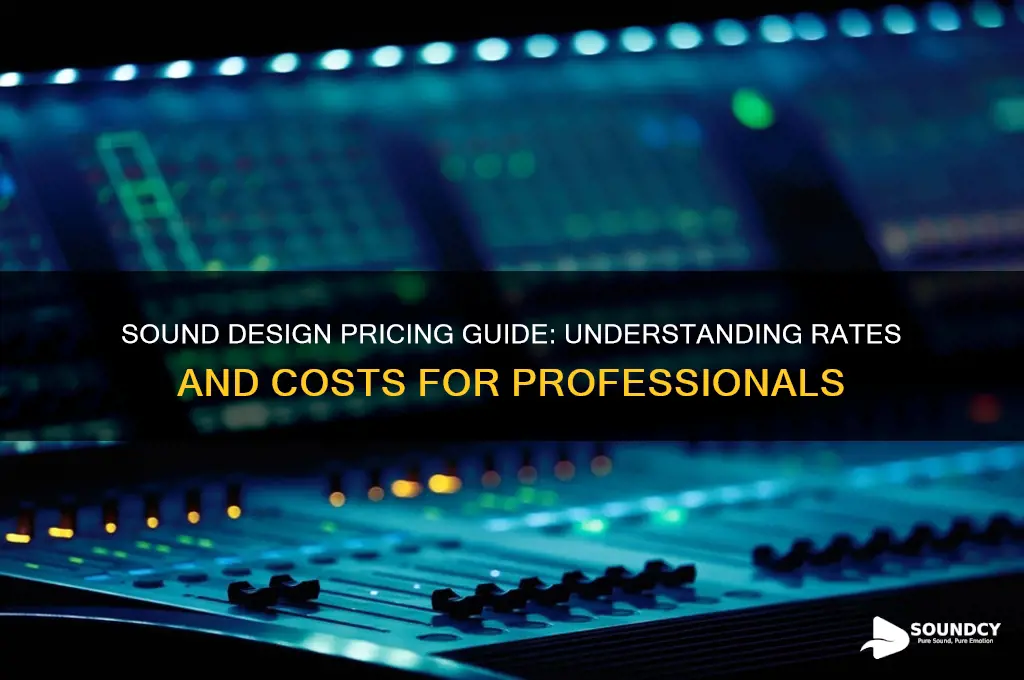 how much do sound designers charge