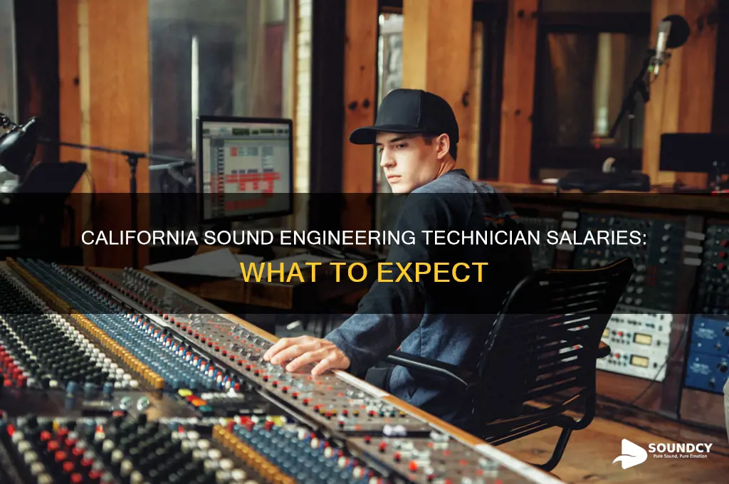how much do sound engineering technicians make in california