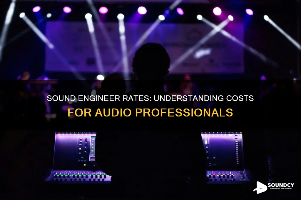 how much do sound engineers charge