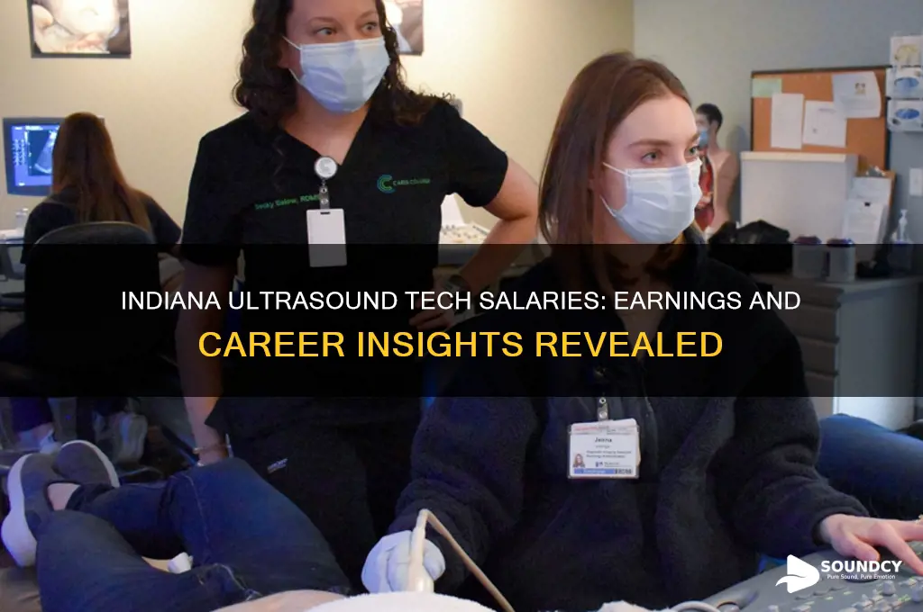 how much do ultra sound techs make in indiana