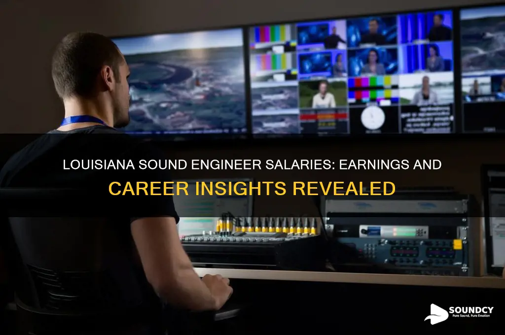how much does a sound engineer make in louisiana