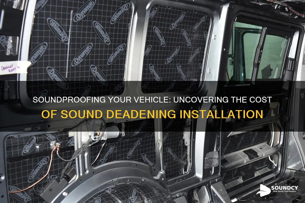 how much does it cost to install sound deadening