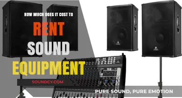 Sound Equipment Rental Costs: Budgeting for Your Event or Project