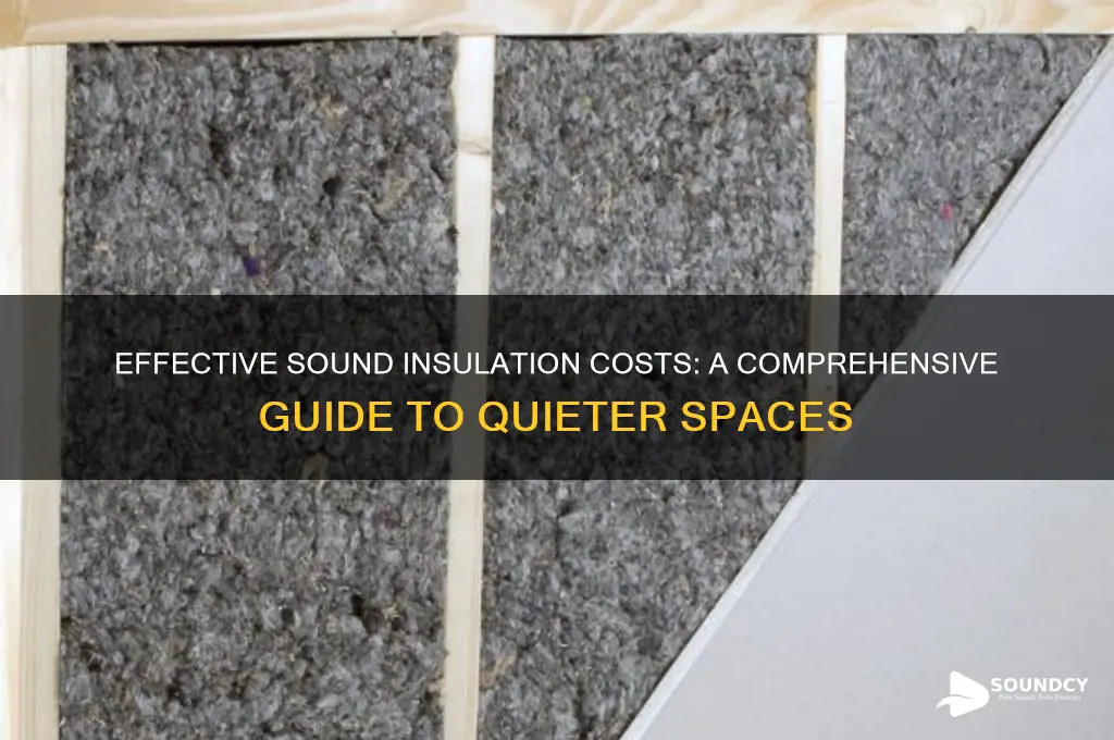 how much does sound insulation