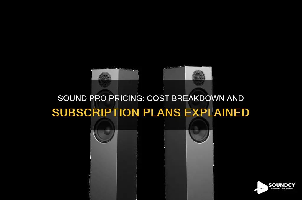 how much does sounds pro cost