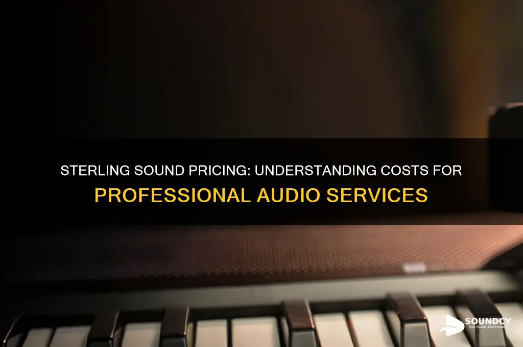 how much does sterling sound charge
