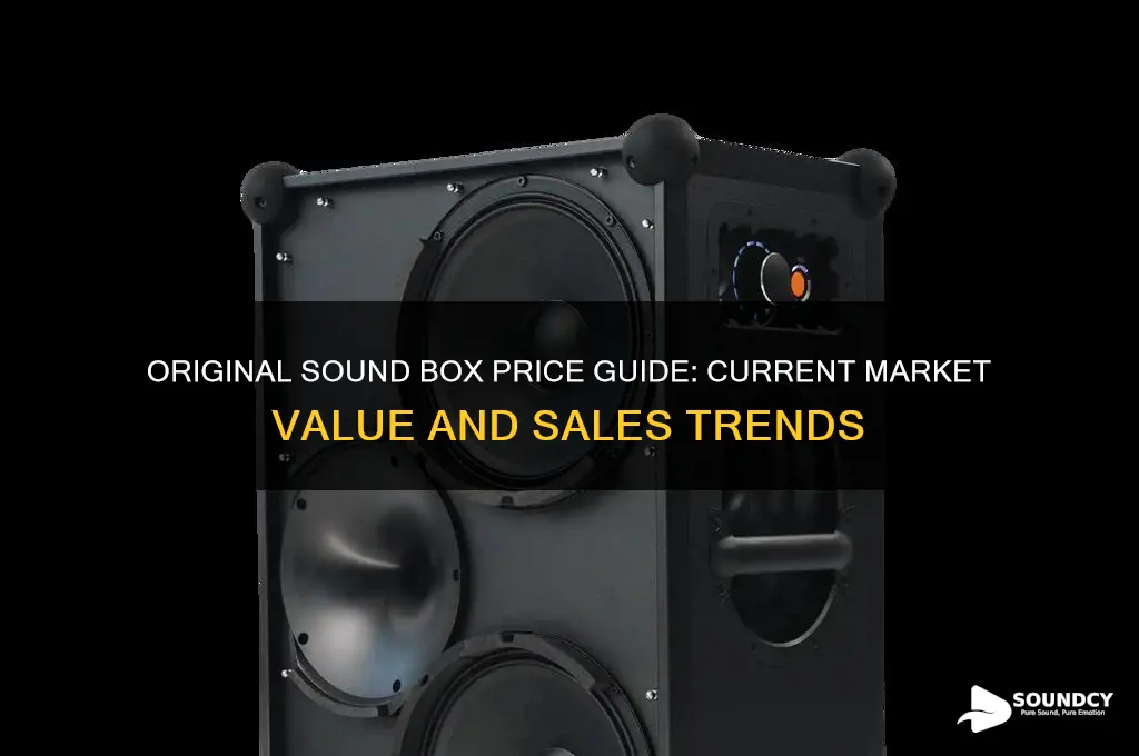how much does the original sound box sell for