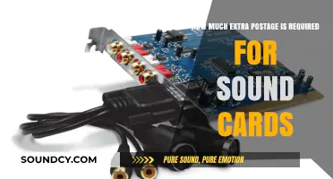 Extra Postage Costs for Mailing Sound Cards: What You Need to Know