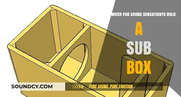 Cost to Build a Sub Box for Sound Sensation: A Guide