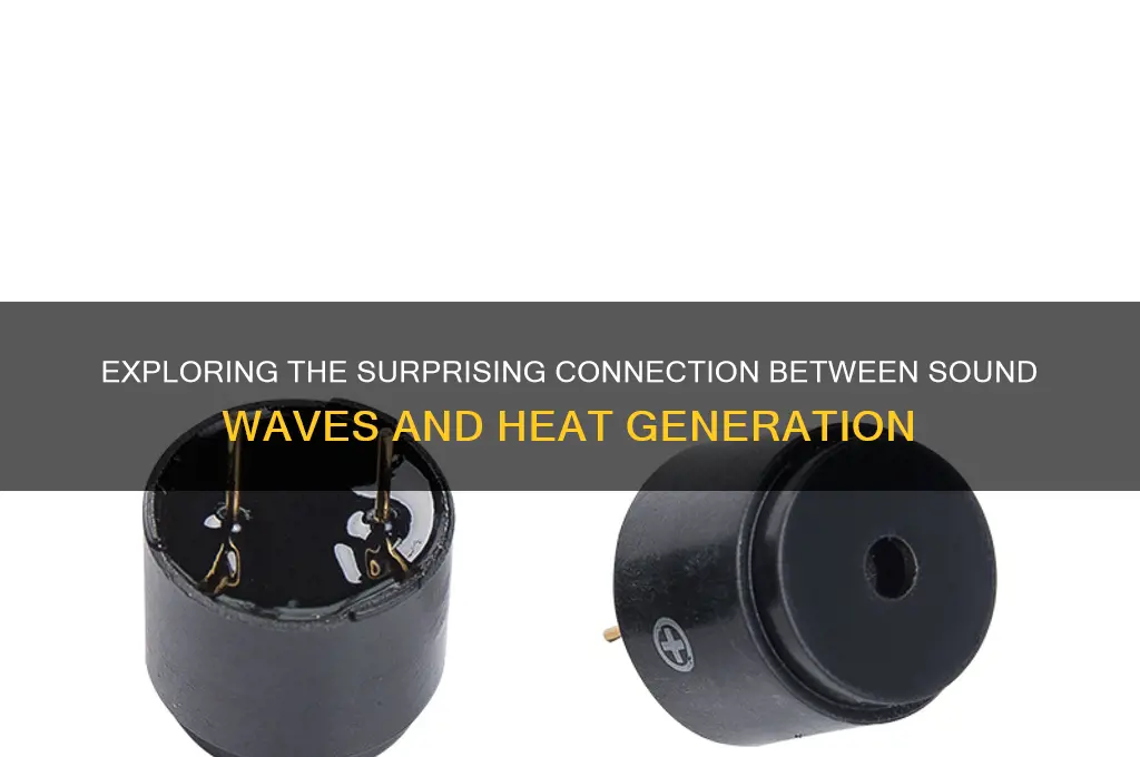 how much heat does sound produce