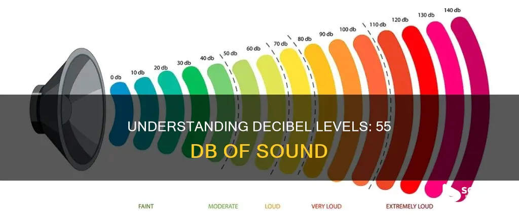how much is 55 db sound